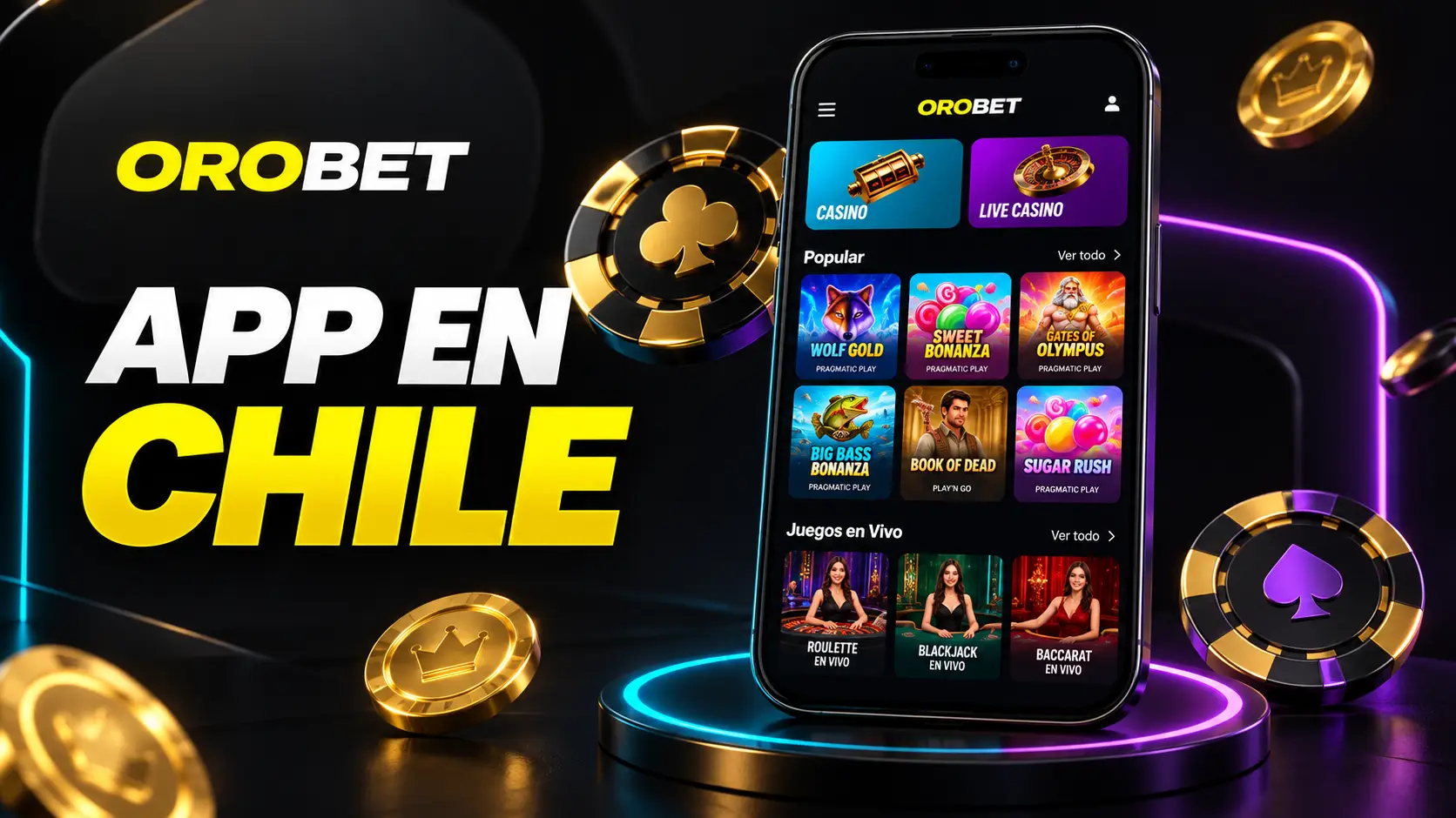 Orobet App para jugar desde el celular en Chile