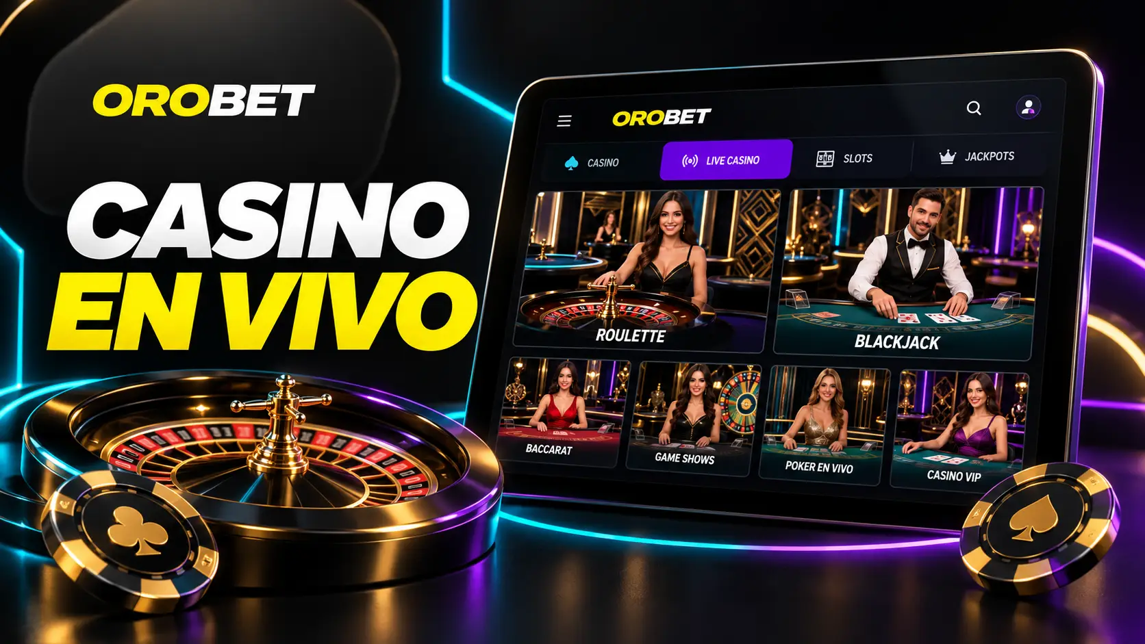 Mesas en vivo y partidas desde la pantalla del teléfono